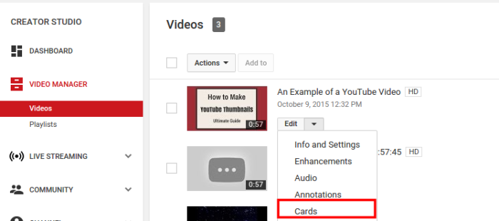 用YouTube卡吸引YouTube订户