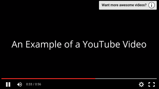 YouTube卡的外观