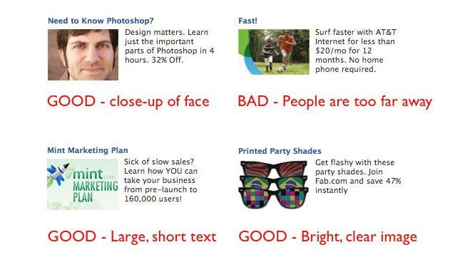 广告截图 Facebook广告Dive Ad Piems与图像